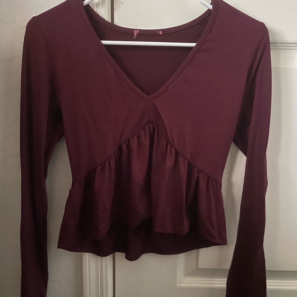 Magenta crop top